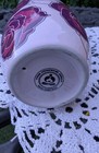 Teavana Infuser Travel Ceramic Tea Tumbler Pink Roses Flowers W Lid