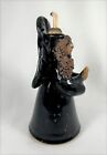 Hogenson Handmade Pottery Angel Oil Lamp Signed By Hogenson 1985