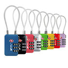 Bv Tsa Luggage Lock Suitcase Travel Lock Digit Combination Multi-colors  2 Pack 