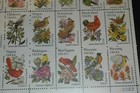 1981 Us 20 Cent State Bird State Flower 50 Stamps Full Unused Sheet Mint Never H