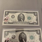 1976 Bicentennial Commemorative Stamped 2 Dollar Bills Lot Of 5 Bills Miami  Fl