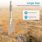 Jack Hammer Clay Spade Shovel Chisel Bit 1 18inch Hex Shank Demolition Hammer Us