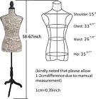 Used Female Dress Mannequin Torso Body With Adjustable Tripod Stand Dres Display