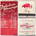 Vintage 1940s-1950s     flamingo     Matchbook Las Vegas Casino Hotel