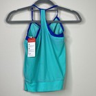 New Speedo Mesh Tankini Swim Top Youth Children s Girl s Size 8