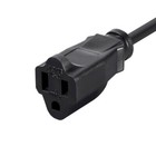 2ft-25ft 16 3 Power Extension Cord Cable Nema 5-15p To 5-15r 16awg 3-prong 13a