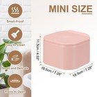 Mini Trash Cans  0 8 Gallon Press Type Small Desktop Trash Can  Nordic Pink