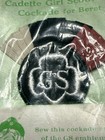 Vintage Girl Scouts Cockade   4-150 For Beret Ribbon Patch Gsa Gs Logo Package