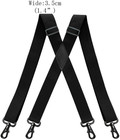 Men   s Suspenders Swivel Hooks X Back Susspenders With 4 Heavy Duty Braces Belt S