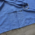 Maya Wrap Blue Cotton Ring Sling Baby Carrier Large Made In Guatemala