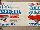 1971 Dodge Mopar Charger 500s White Hat Special Woolworth 23x41 Pos Paper Poster