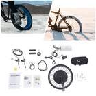 20  48v 2kw Electric Bike Rear Wheel Hub Motor Fat Tire Ebike Conversion Kit