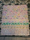 Moda Tulip And Butterfly On Pink Stripe   36 X 44    1 Yd