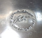 Arthur Court 1990 Grape Design Oval Serving Tray  13 x9 