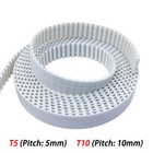 T5   T10 Open Timing Belt Width 15 20 25 30mm Pitch 5 10mm  For Pulley  Cnc 3d
