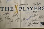 2025  the Players Championship  Top 10 Leaderboard Signatures On Golf Flag