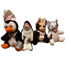 Collectible Coca Cola Brand Bean Bag Plush Set Of 4 - Set   4 1997 New With Tags