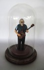 Jerry Garcia Figurine Mounted Under Glass Dome Out Of Production Xlt Condition 