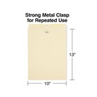 Staples Hvywt Clasp Moistenable Glue Catalog Envelopes 10 lx13 h Manila 100 bx