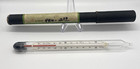 Vintage Taylor Floating Dairy Thermometer Made In Usa 8 75  Long Original Glass