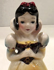 Vintage 1960   s Snow White Ceramic 5  Figurine - Japan - By Wales Walt Disney