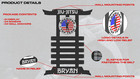 Martial Arts Belt Display Fully Customizable