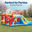 Inflatable Bounce House Bouncer For Kids W  Toy Market Stand   Slide 450w Blower