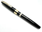 C1970 Nos  Sheaffer Imperial Lifetime 1250 Black Cartridge Fountain Pen 14k M
