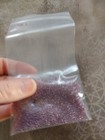 Vintage Size 10 Clear Purple Glass Seed Beads  95 Oz