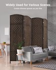 4 6 8 Panels Room Divider Wall For Room Separation Folding Privacy Screen