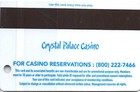 Crystal Palace Casino cable Beach Resort - Nassau  Bahamas - 9th Issue Card