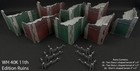 Wh40k 11th Ed Gw Layout Full Terrain Set  industrial   35pcs  - Unpainted