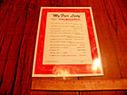 1950s My Fair Lady Musical Program   Playbill W  Michael Evans   Diane Todd