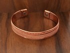 Pure Copper Magnetic Bracelet Arthritis Therapy Energy Cuff Bangle Trendy Chain