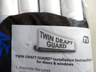 Twin Draft Guard Stopper Protector Under Door