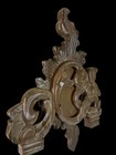 Vintage Wooden Pediment Salvaged Furniture Diy Piece Or Wall Decor 17    X 13 5   