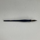 Vintage Eberhard Faber Dip Pen W Nib 8 - Blue Painted
