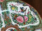 Vintage Chinese Famille Rose Medallion 9 1 8  Porcelain  Plate Hand Painted Euc