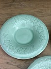 Vintage Celadon Side   Dessert Plates 