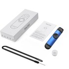 Professional Kazoo  Adults Metal Kazoos With Membranes Easy To Learn Wind Blue
