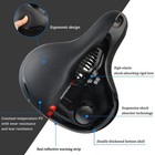 Extra Wide Gel Bike Seat     Large Soft Comfort Cushion Saddle For Men   Women