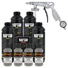 Raptor Dove Gray Urethane Spray-on Truck Bed Liner Spray Gun  4 Liters