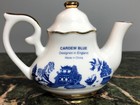 Cardew Blue Willow Miniature Clock Teapot Shape  Works  New Battery