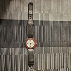 Swiss Army  Red Bezel 37mm  Black Nylon Band  166 Feet Water Resistance  Mens