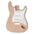 Diy St Style Electric Guitar Kit Mahogany Body Rosewood Fingerboard   Maple Neck