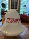 Vintage Coca Cola Light Shade Milk Glass Circa 1930   s 