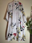 Step In Style Abstract Print Button-front Shirt Dress tunic  Size S