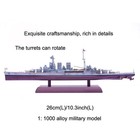 1 1000 Royal Navy Warship Hms Hood Battleship Model Diecast Military Collection