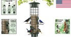 3lb Large Capacity Squirrel Proof Bird Feeder - Ideal For Wildlife Lovers
