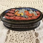 Vintage Russian Palekh Lacquer Box    the Little Humpbacked Horse    Hand Painted